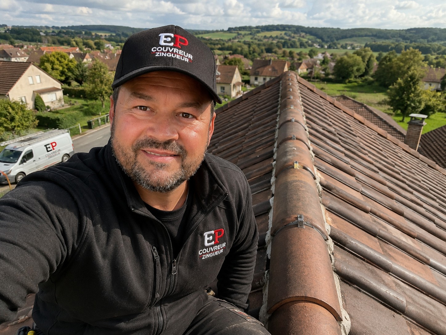 Artisan EP Couvreur Zingueur sur le faîtage